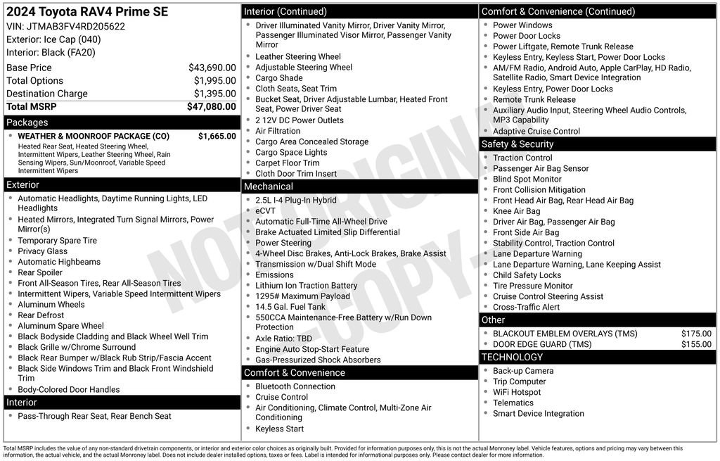 Certified 2024 Toyota RAV4 SE w/ Weather & Moonroof Package AWD/4WD image 35