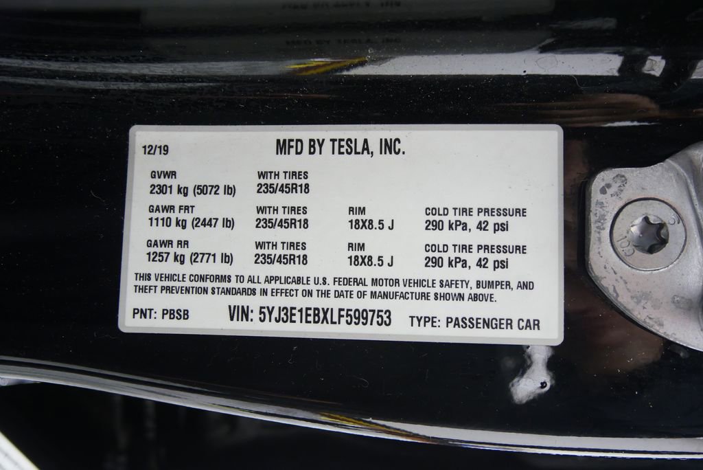 Used 2020 Tesla Model 3 Long Range image 18