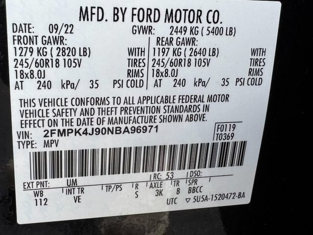 Used 2022 Ford Edge SEL w/ Convenience Package AWD/4WD image 24