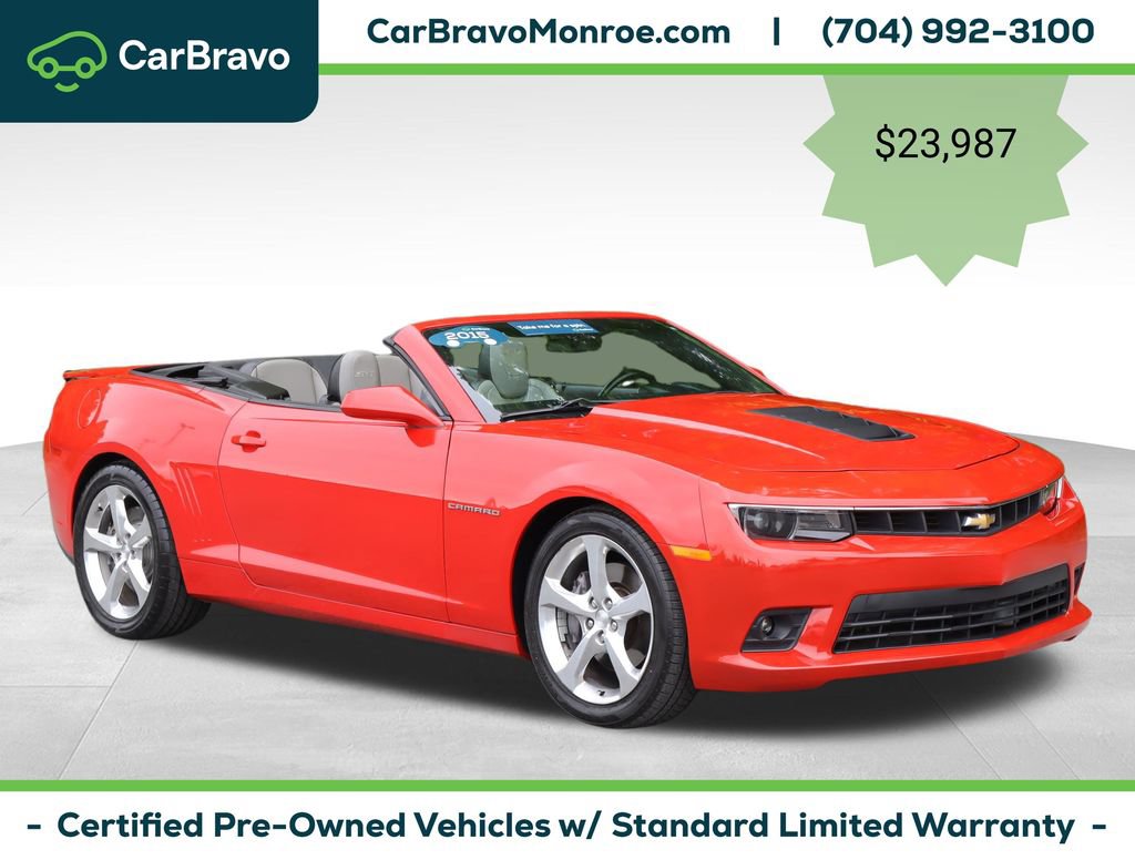 Certified 2015 Chevrolet Camaro SS w/ RS Package RWD image 48