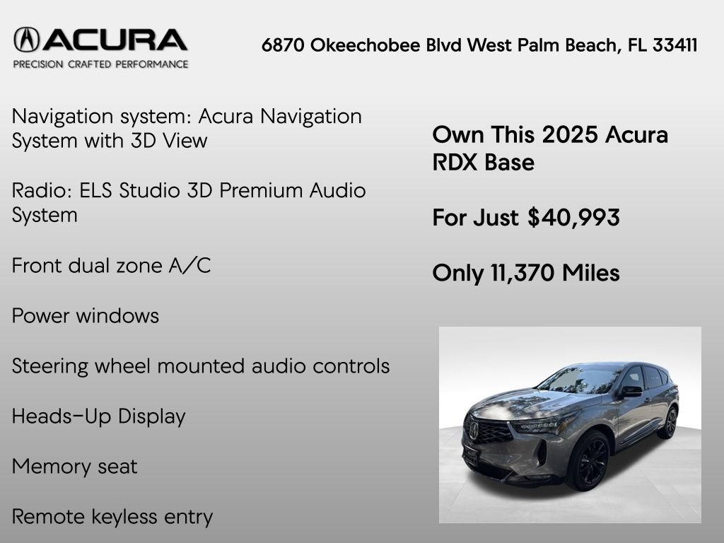 Certified 2025 Acura RDX A-Spec AWD/4WD image 7