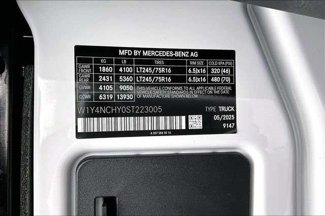 New 2025 Mercedes-Benz Sprinter 2500 image 16