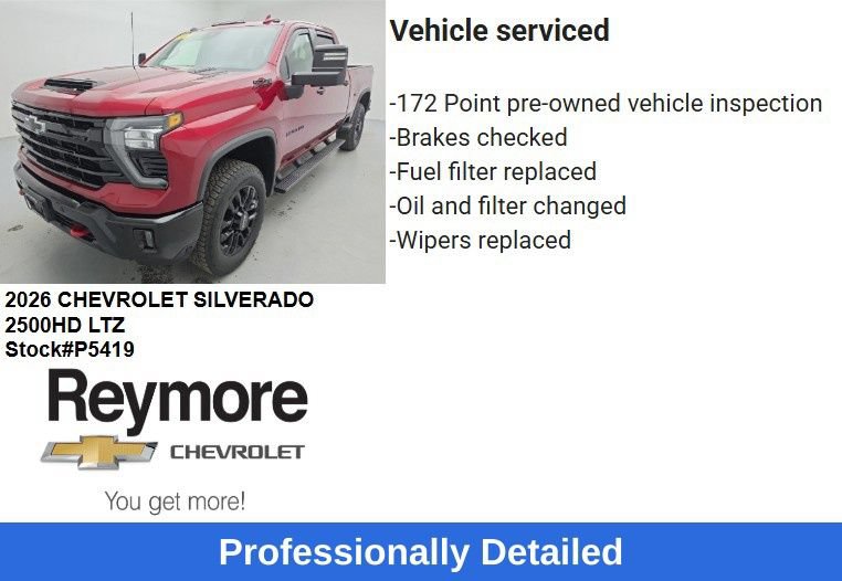 Used 2026 Chevrolet Silverado 2500 LTZ w/ LTZ Plus Package AWD/4WD image 59