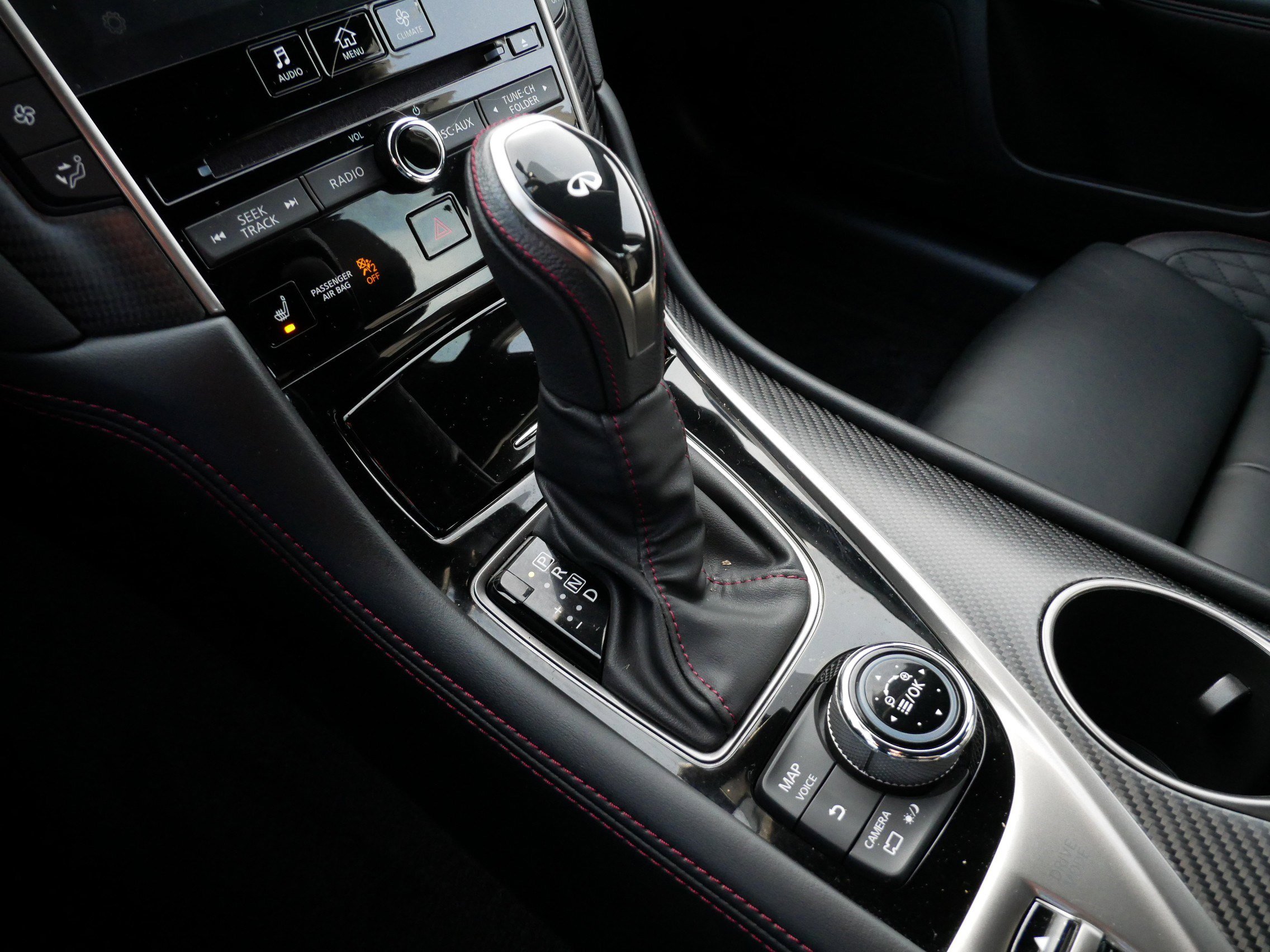 Used 2023 INFINITI Q50 Red Sport 400 w/ Carbon Fiber Package image 24