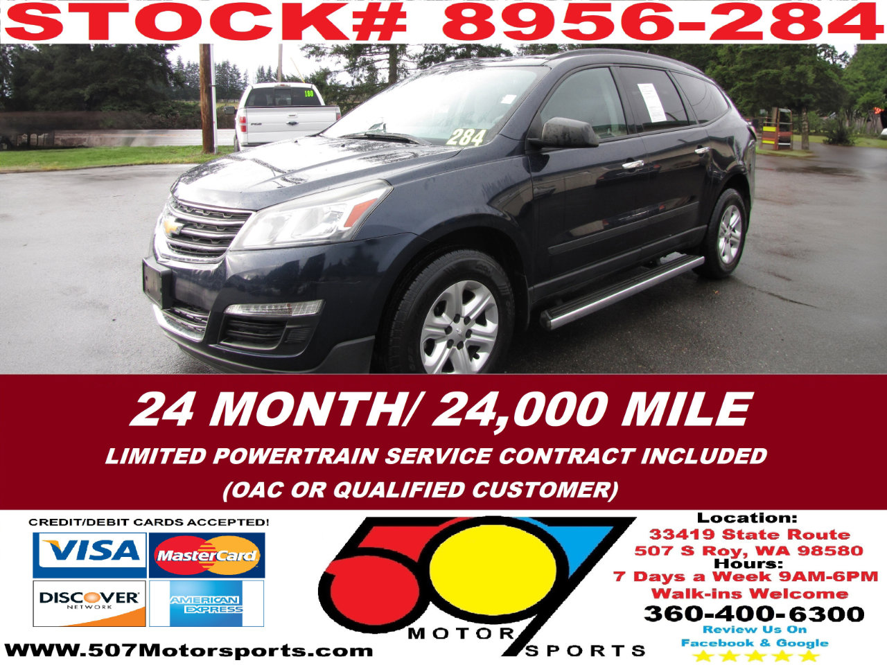 Used 2015 Chevrolet Traverse LS