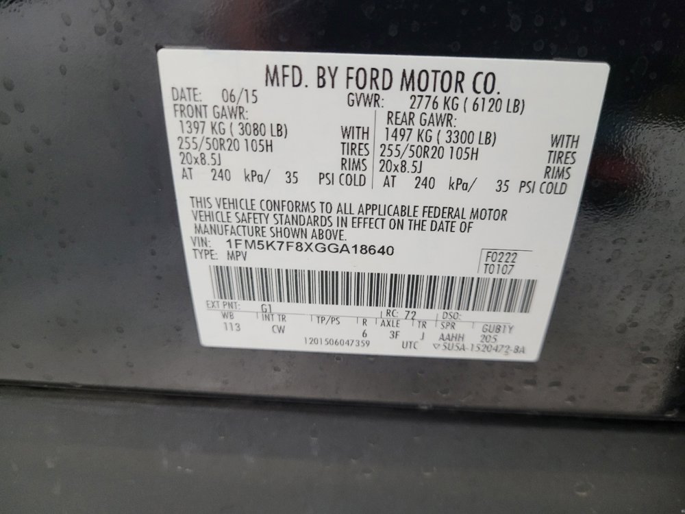 Used 2016 Ford Explorer Limited FWD image 33