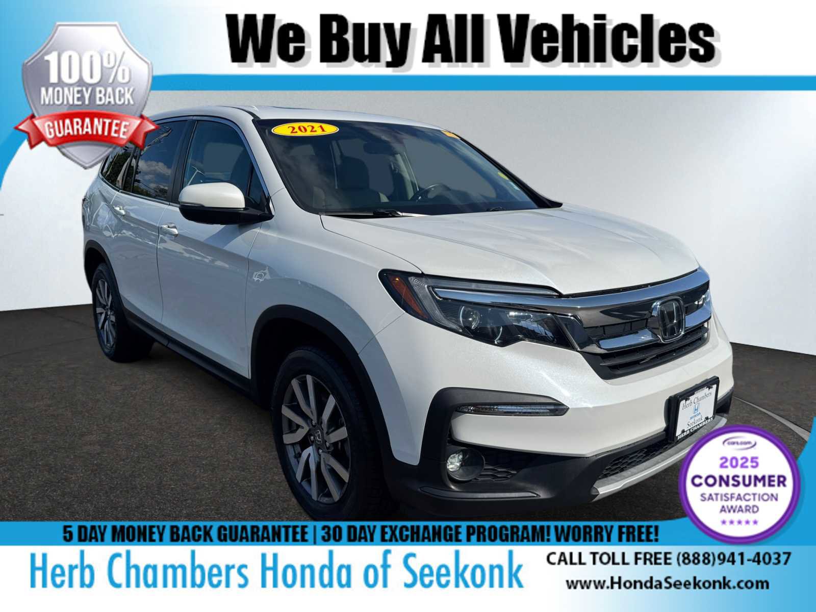 Used 2021 Honda Pilot EX-L