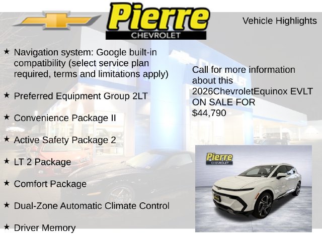 New 2026 Chevrolet Equinox EV LT w/ Convenience Package II AWD/4WD image 7