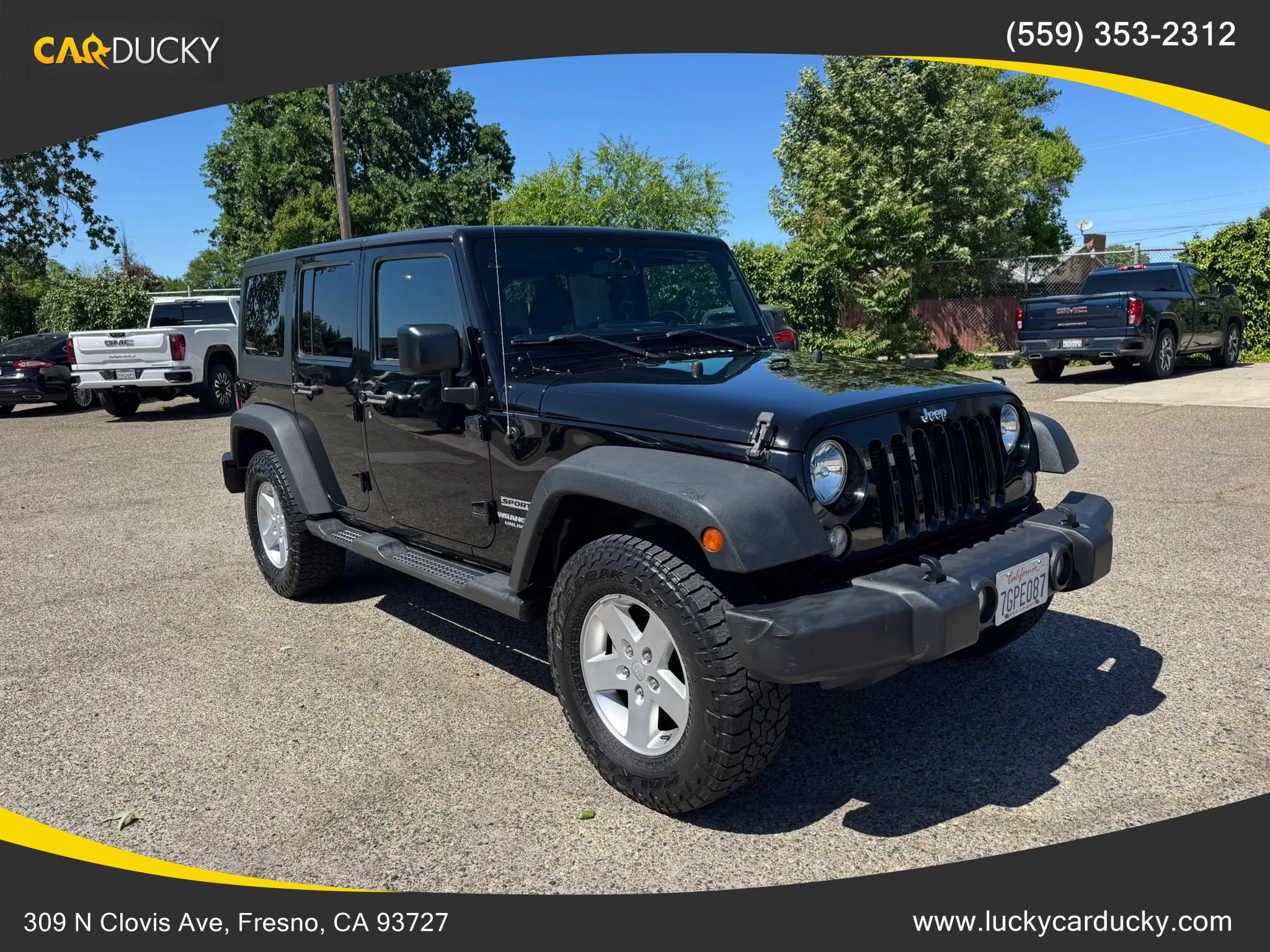 Used 2015 Jeep Wrangler Unlimited Sport w/ Quick Order Package 24S AWD/4WD image 4
