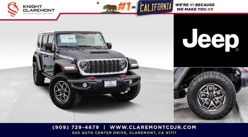 New 2026 Jeep Wrangler Unlimited Rubicon w/ Whitecap Package AWD/4WD 360° Tour