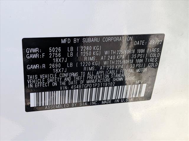 Used 2023 Subaru Outback Touring XT AWD/4WD image 25