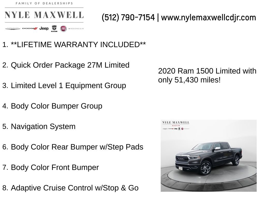 Used 2020 RAM 1500 Limited image 12