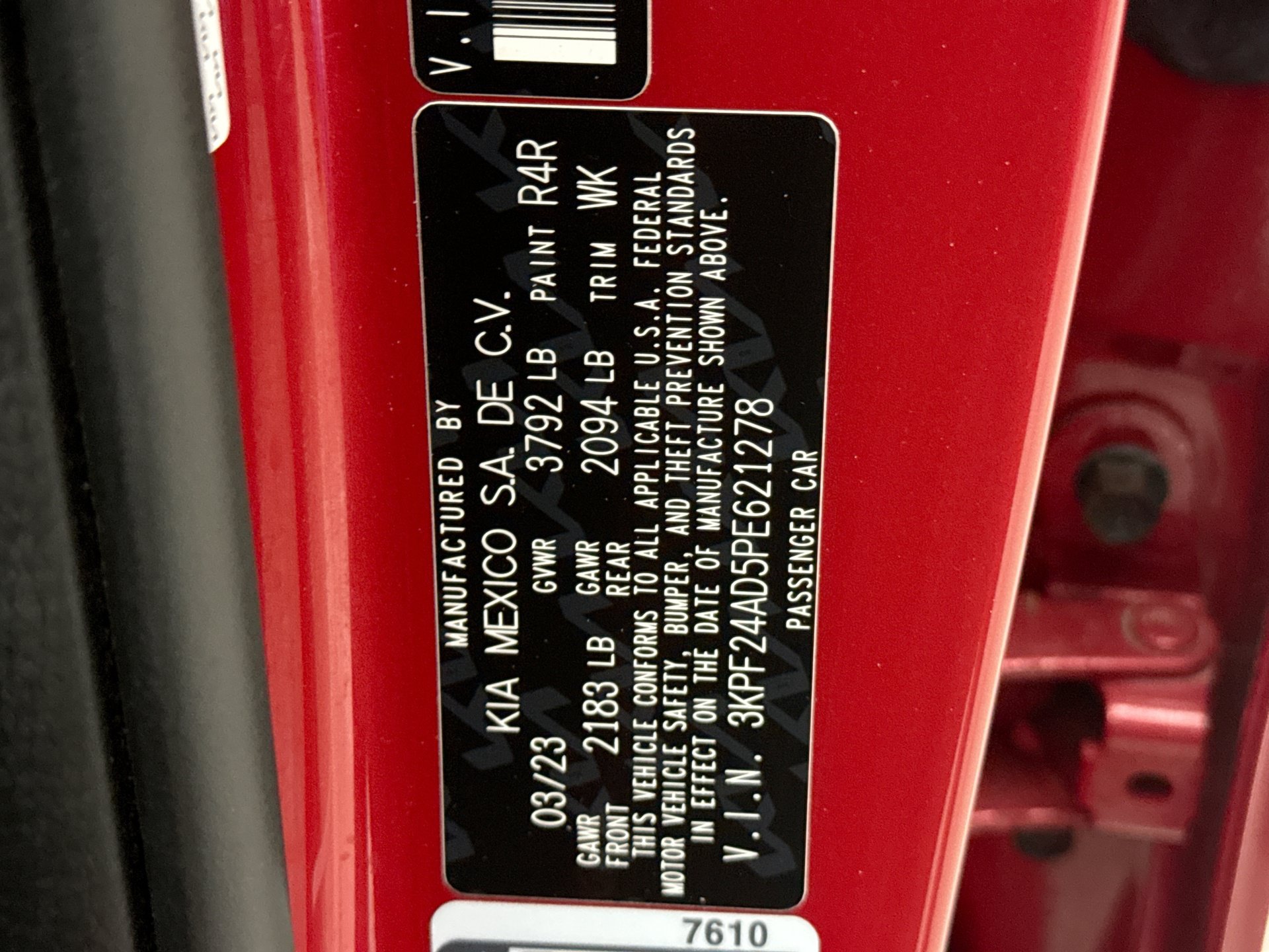 Used 2023 Kia Forte LXS FWD image 20