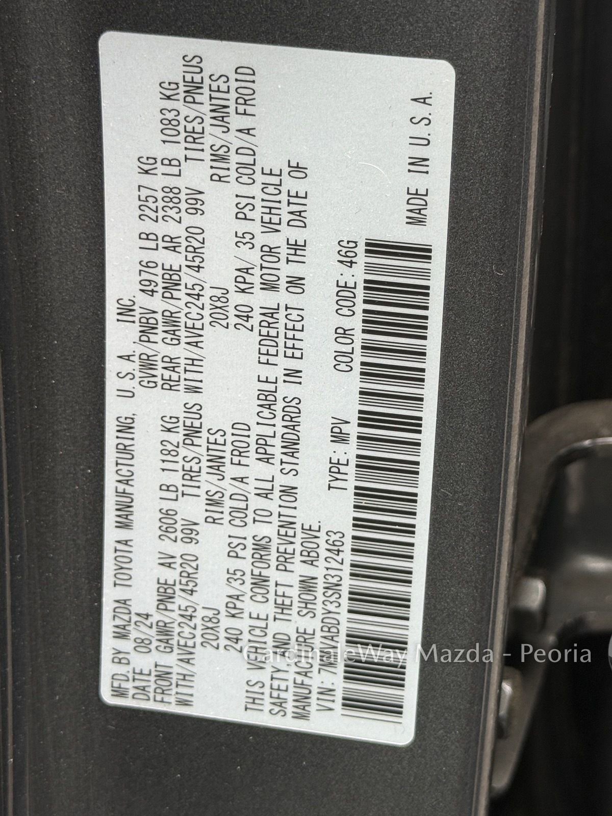 Used 2025 MAZDA CX-50 AWD 2.5 Turbo w/ Cargo Package image 33