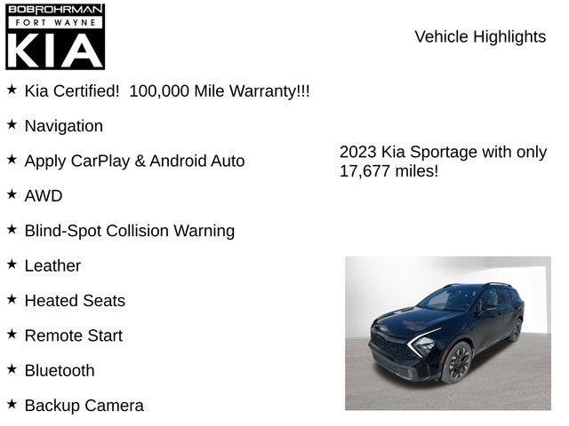 Certified 2023 Kia Sportage X-Line image 7
