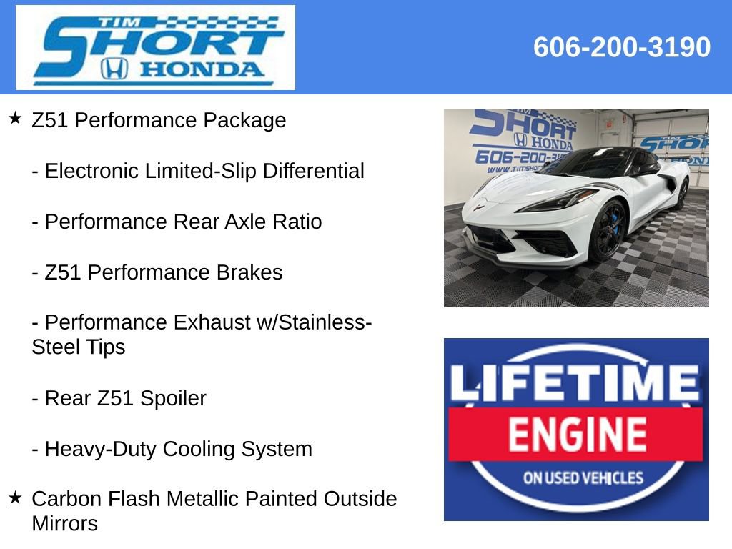 Used 2021 Chevrolet Corvette Stingray Premium Conv w/ Z51 Performance Package image 20