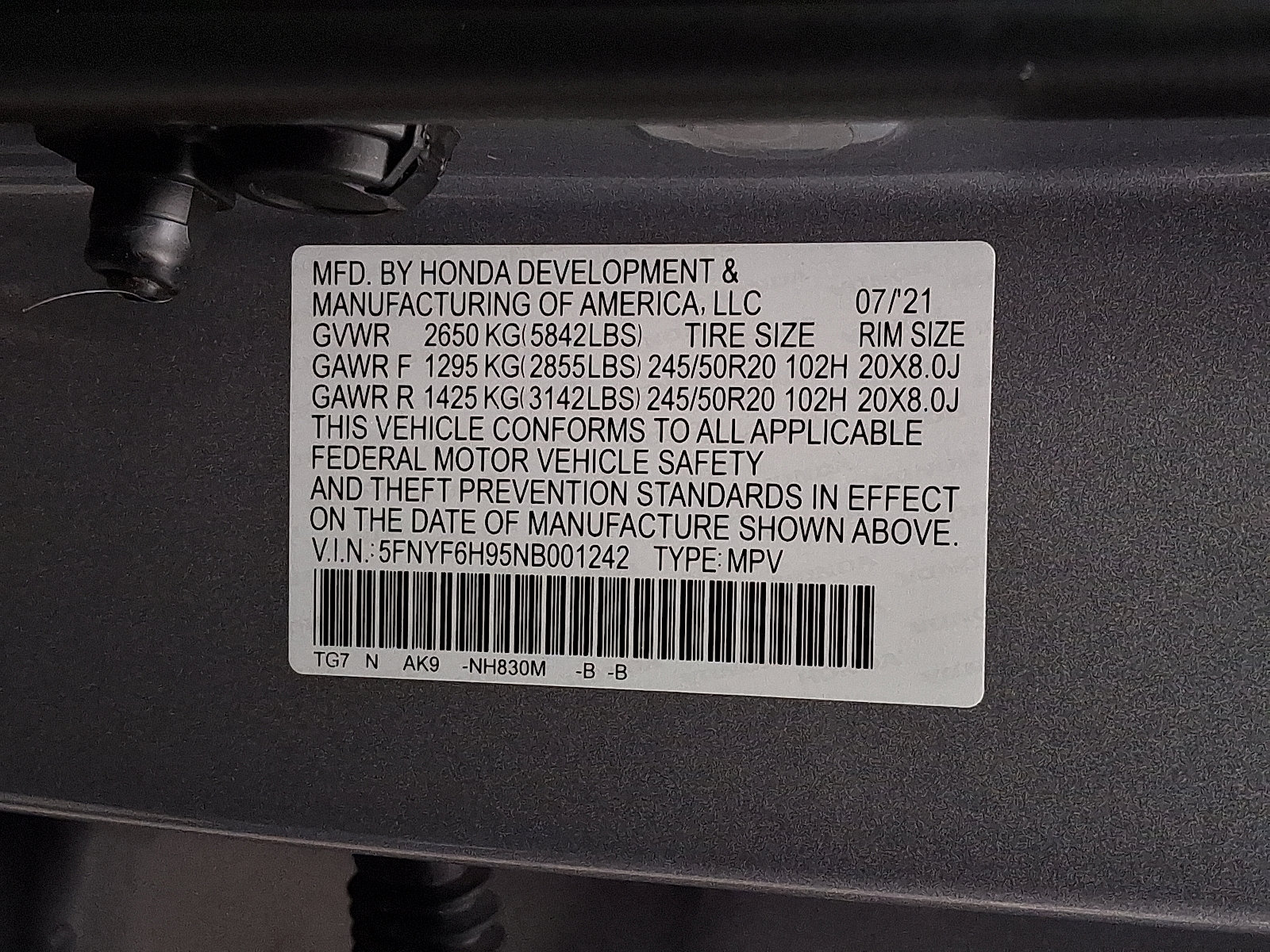 Used 2022 Honda Pilot Touring image 30