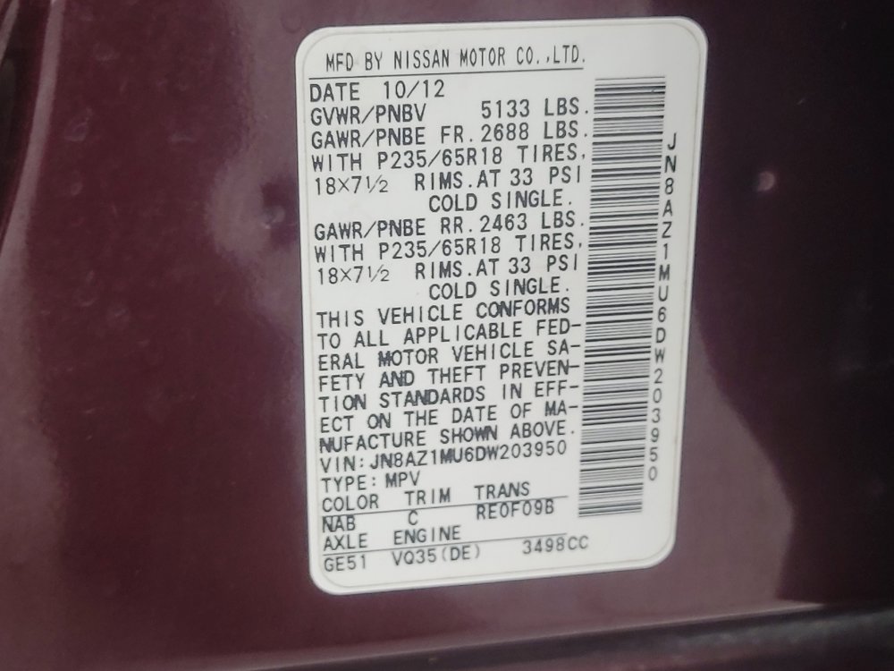 Used 2013 Nissan Murano SL image 33