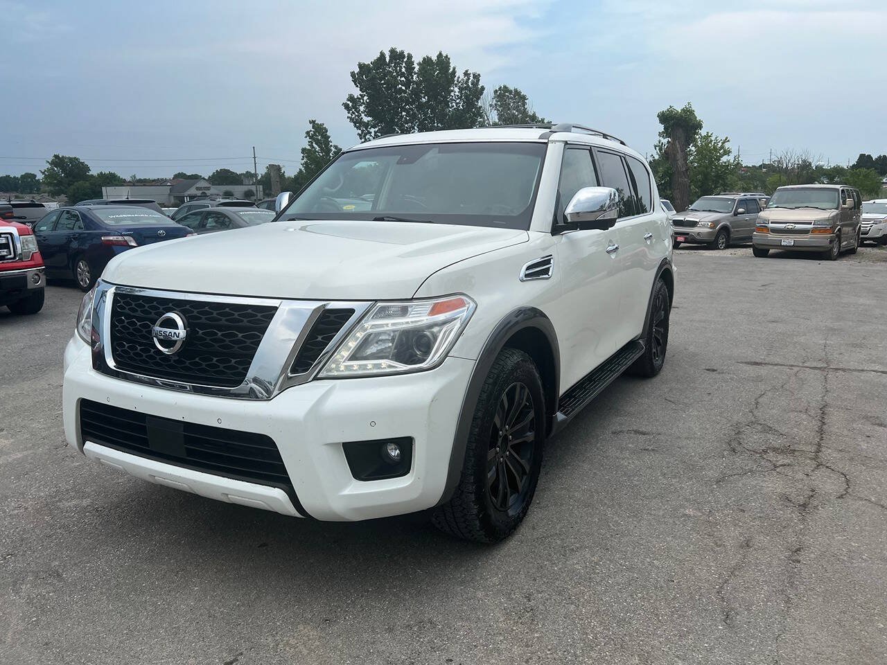 Used 2018 Nissan Armada Platinum w/ Cargo Package RWD image 1