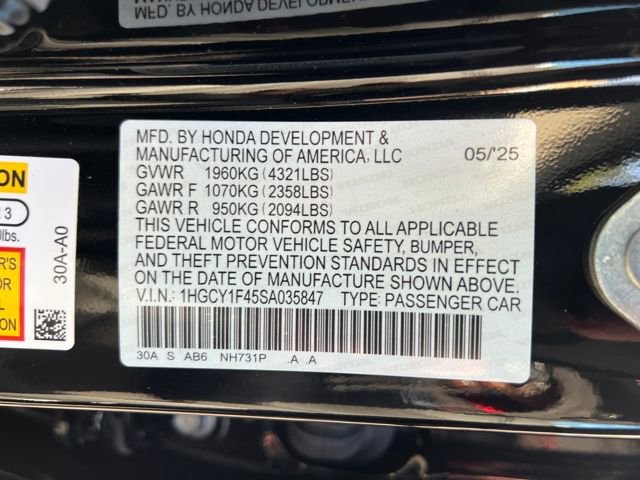 New 2025 Honda Accord SE image 17
