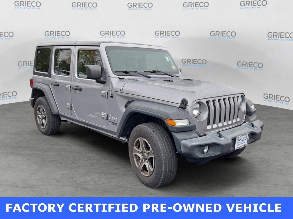 Certified 2018 Jeep Wrangler Unlimited Sport S