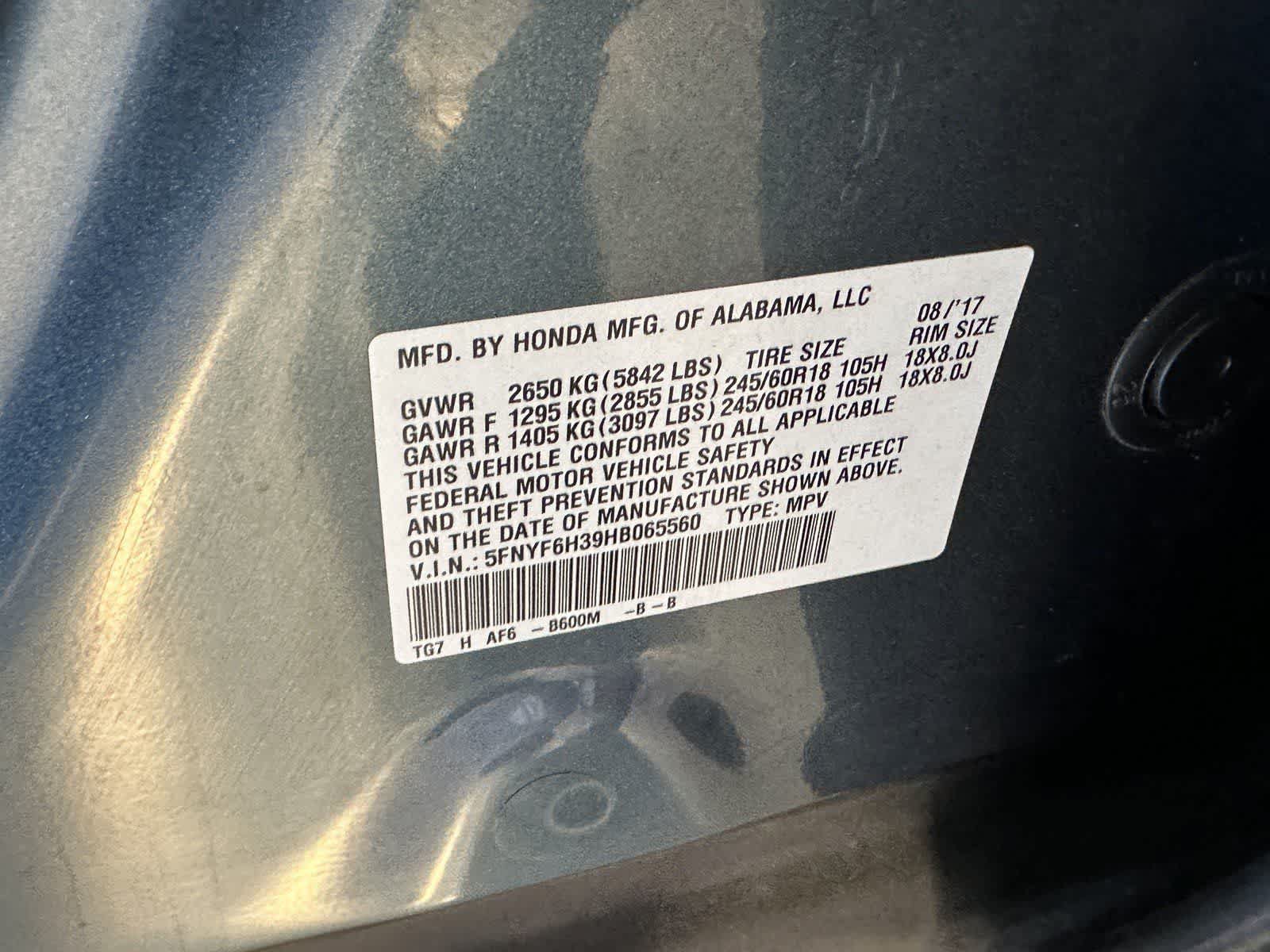Used 2017 Honda Pilot EX image 32
