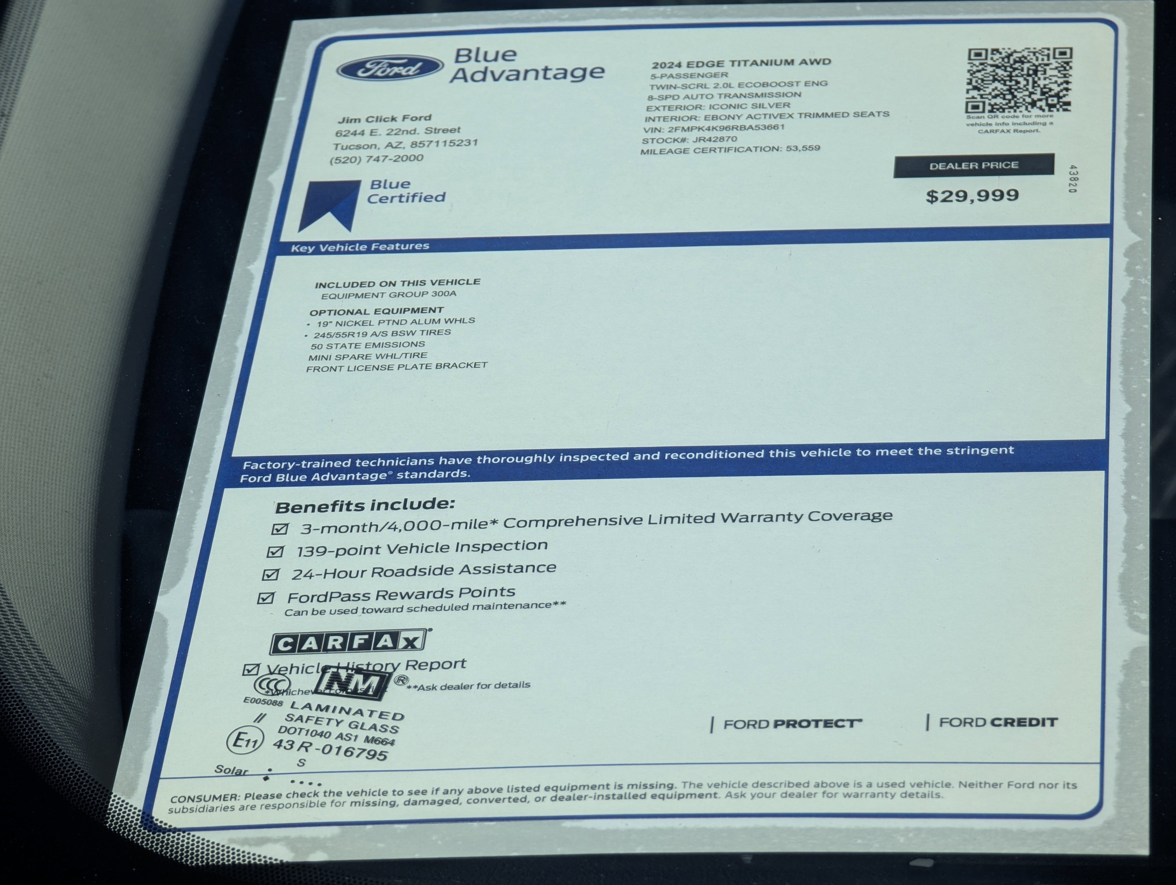 Certified 2024 Ford Edge Titanium image 13
