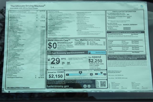 New 2026 BMW 430i xDrive w/ M Sport Package image 2