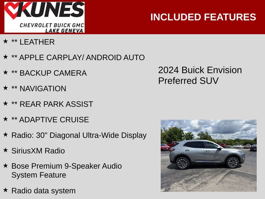 Used 2024 Buick Envision Preferred AWD/4WD image 2