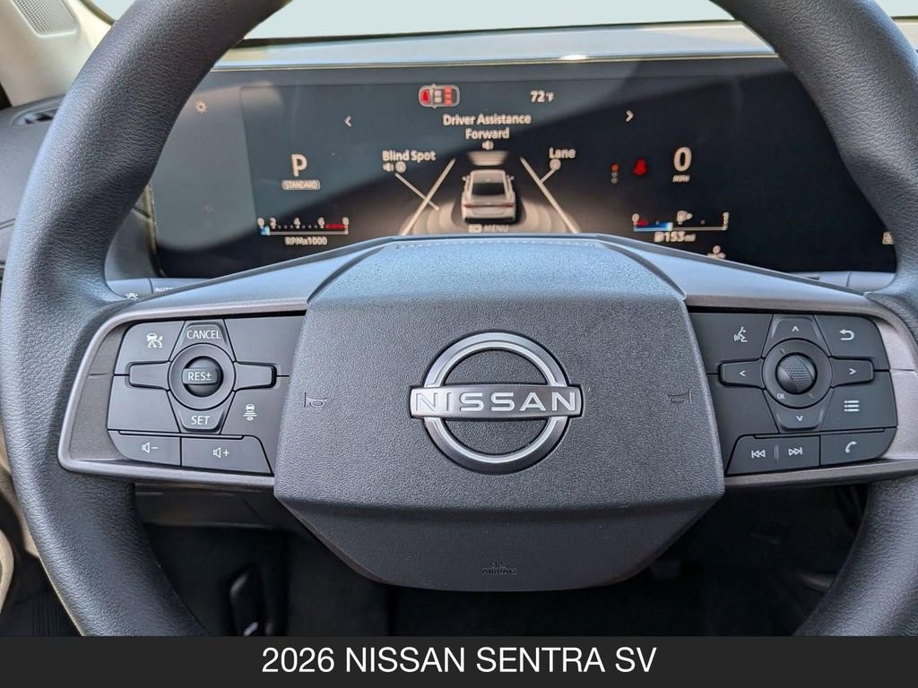 New 2026 Nissan Sentra SV w/ Floor Mat Package FWD image 12