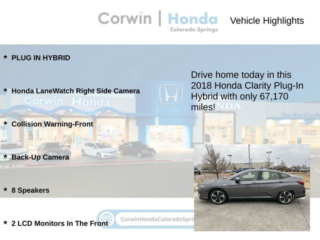 Used 2018 Honda Clarity Plug-In Hybrid image 6