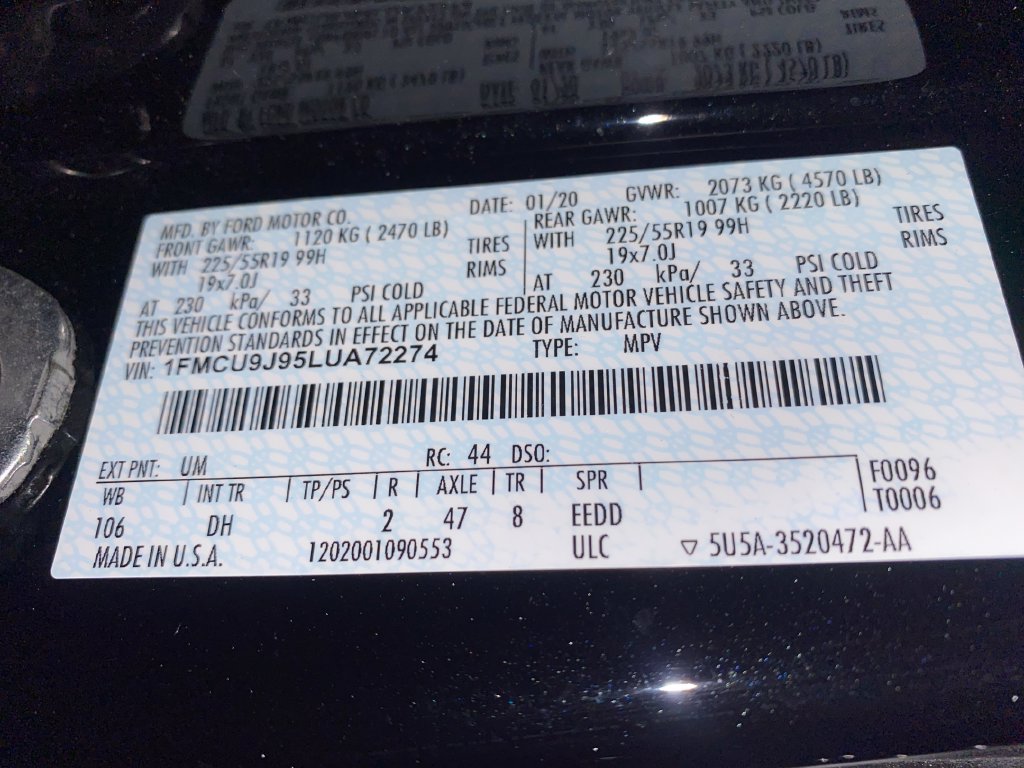 Used 2020 Ford Escape Titanium AWD/4WD image 26