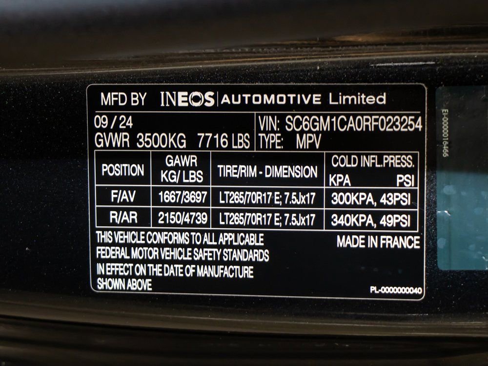 Used 2024 INEOS Grenadier image 22