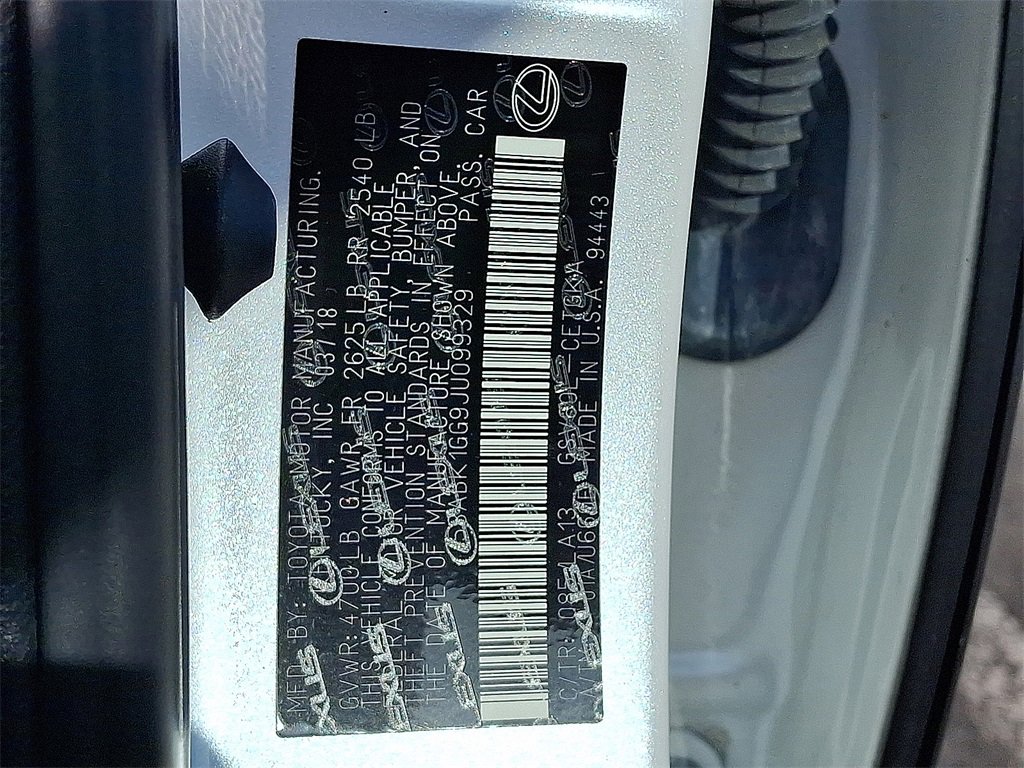 Used 2018 Lexus ES 350 350 image 30