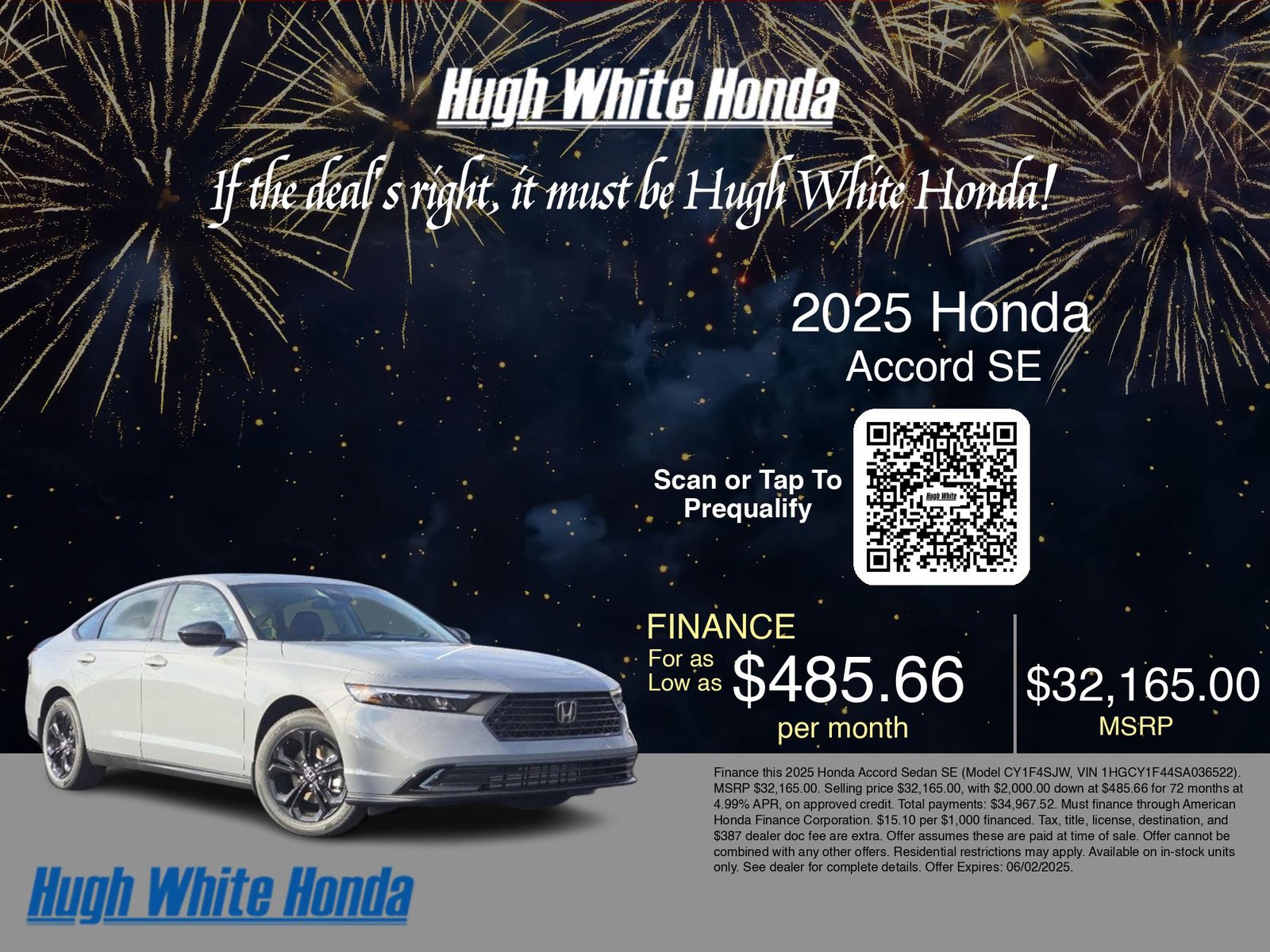 Used 2025 Honda Accord SE image 7