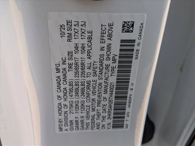 New 2026 Honda CR-V LX image 16