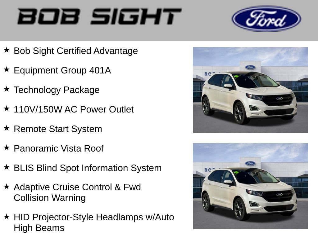 Used 2018 Ford Edge Sport w/ Equipment Group 401A AWD/4WD image 3