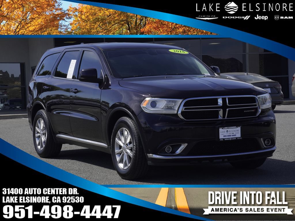 Certified 2018 Dodge Durango SXT RWD image 1