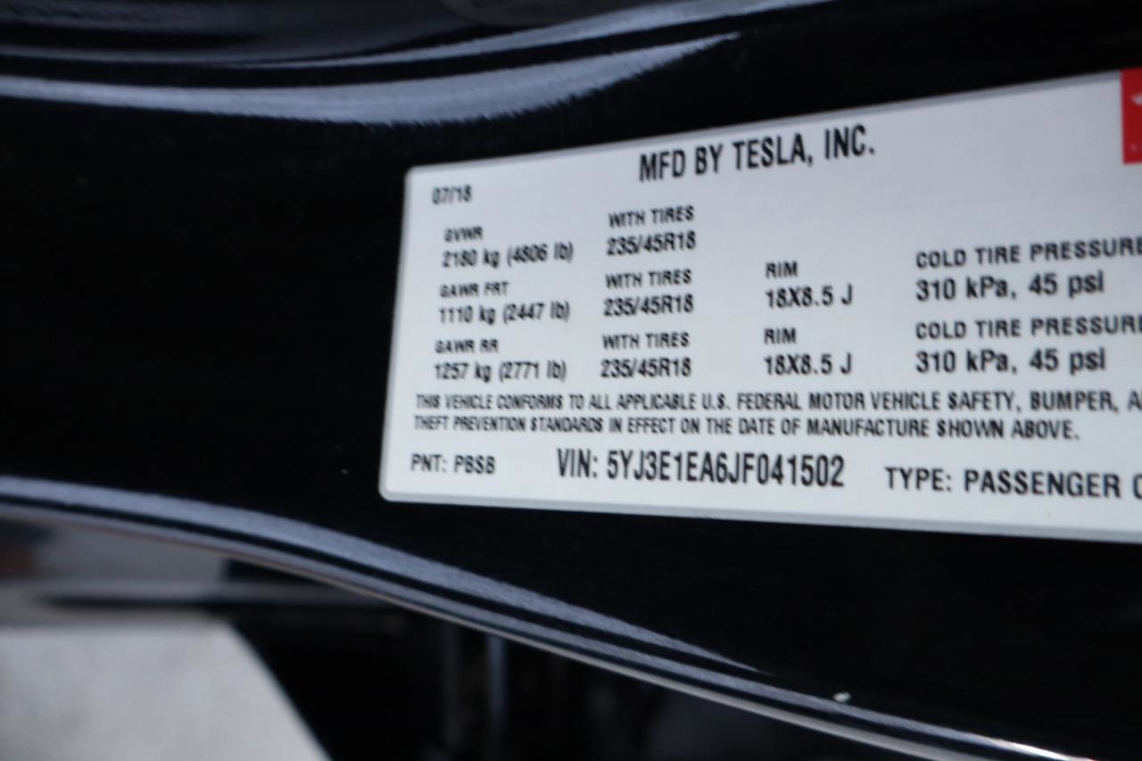 Used 2018 Tesla Model 3 Long Range RWD image 42