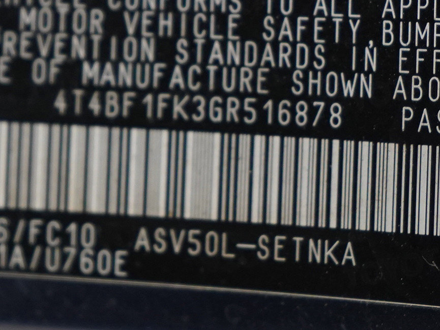 Used 2016 Toyota Camry LE FWD image 26