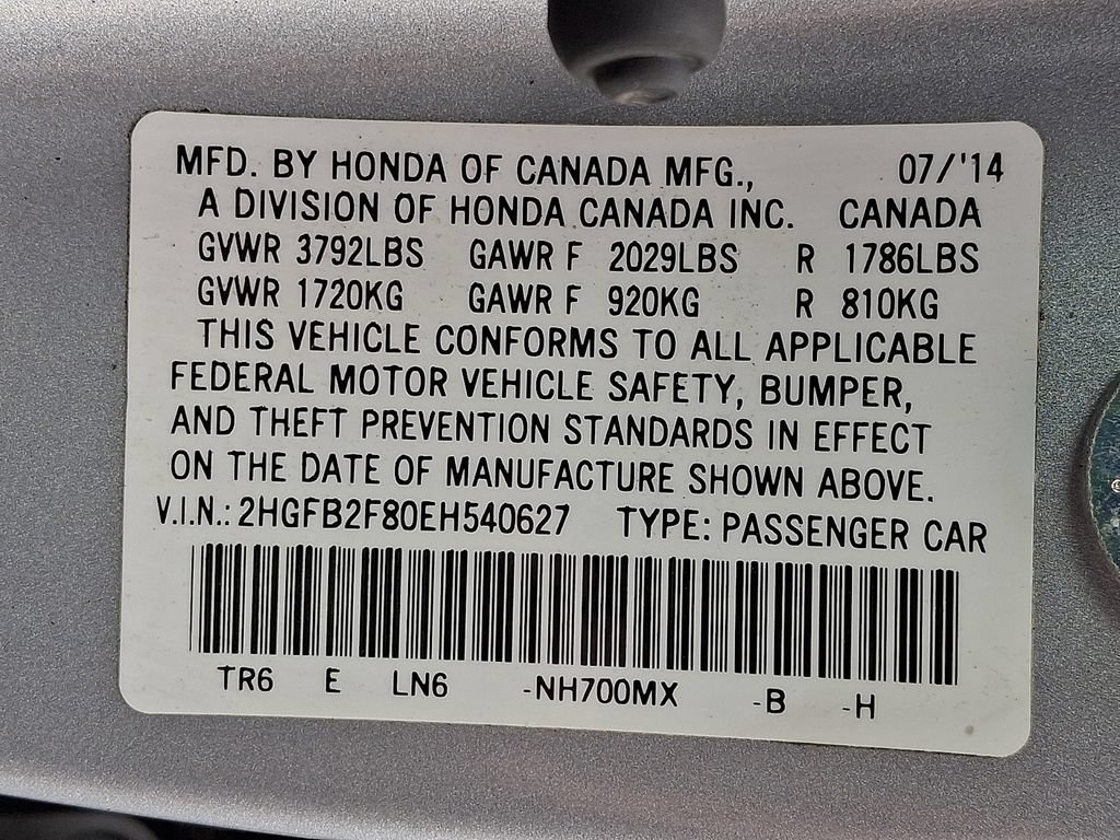 Used 2014 Honda Civic EX image 32