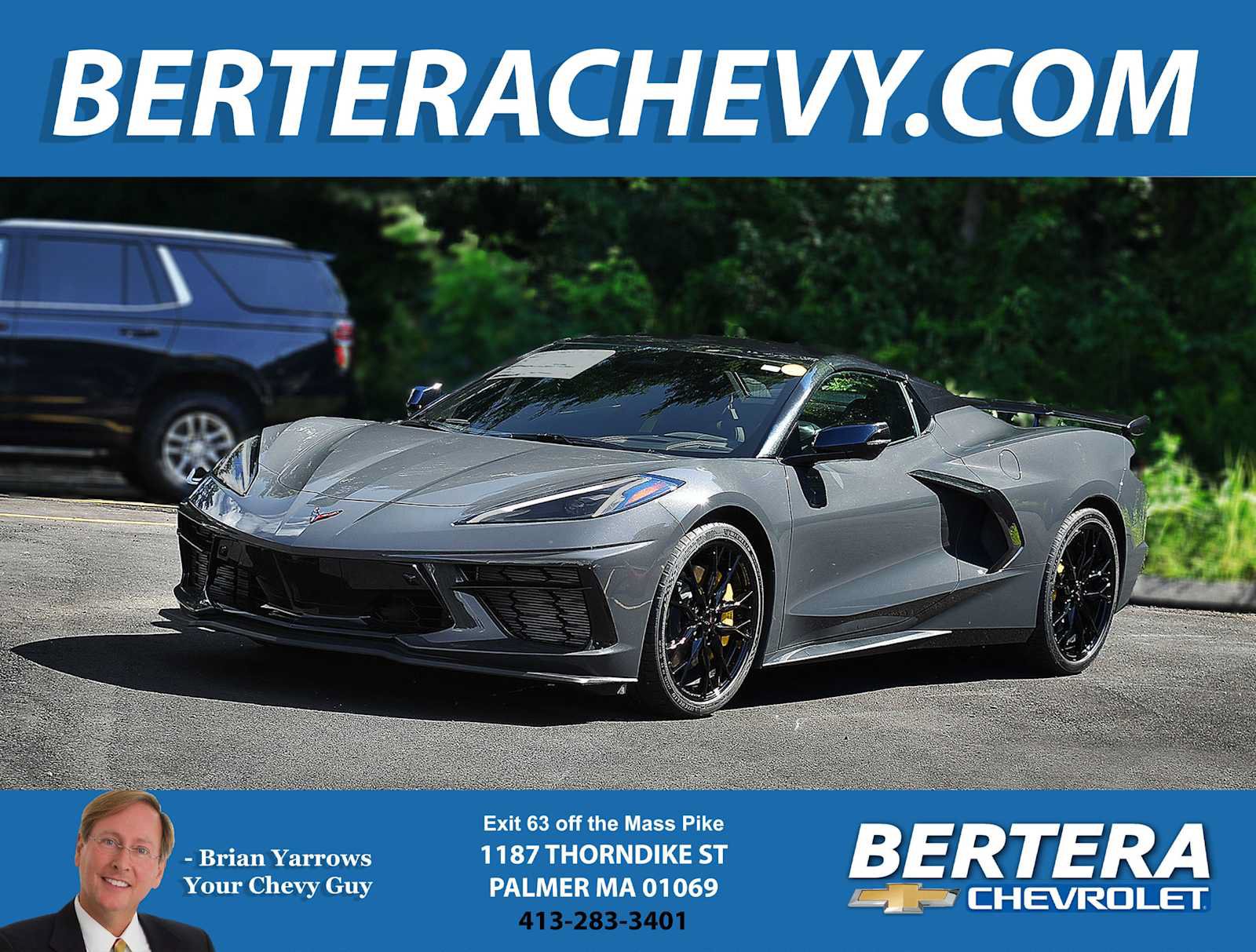 New 2027 Chevrolet Corvette Stingray Convertible w/ Z51 Performance Package RWD image 1