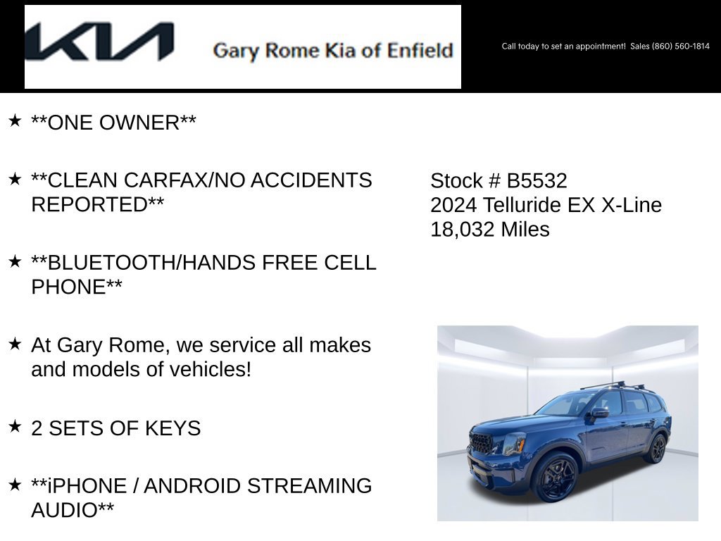 Certified 2024 Kia Telluride EX X-Line AWD/4WD image 7