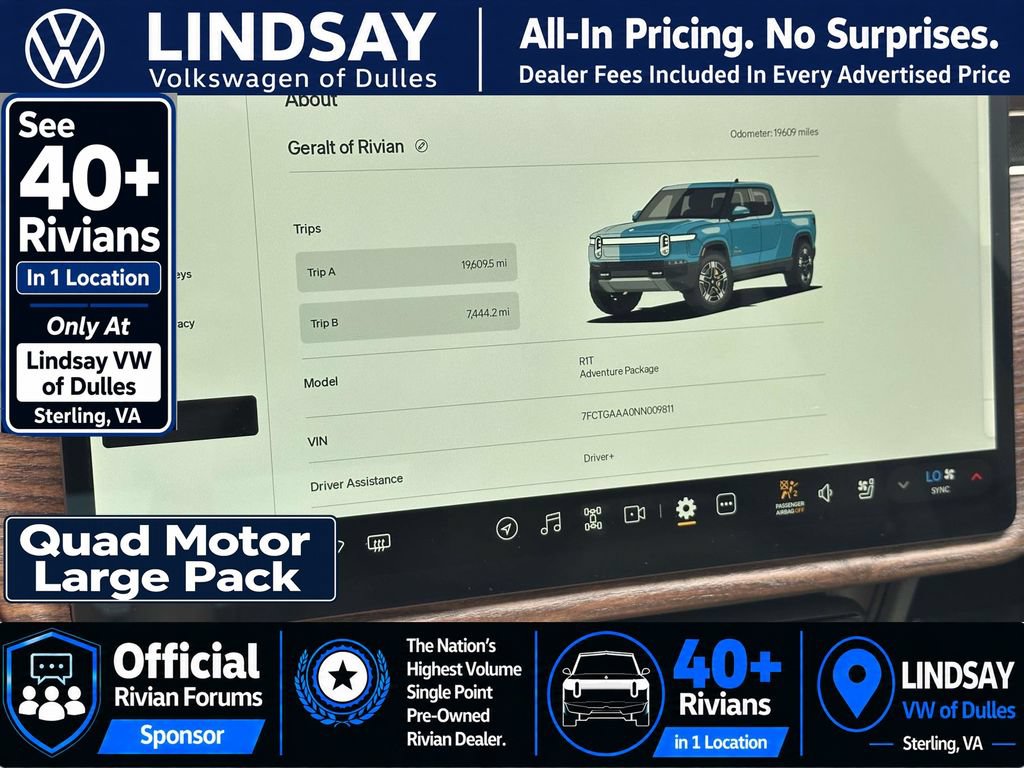 Used 2022 Rivian R1T Adventure AWD/4WD image 26