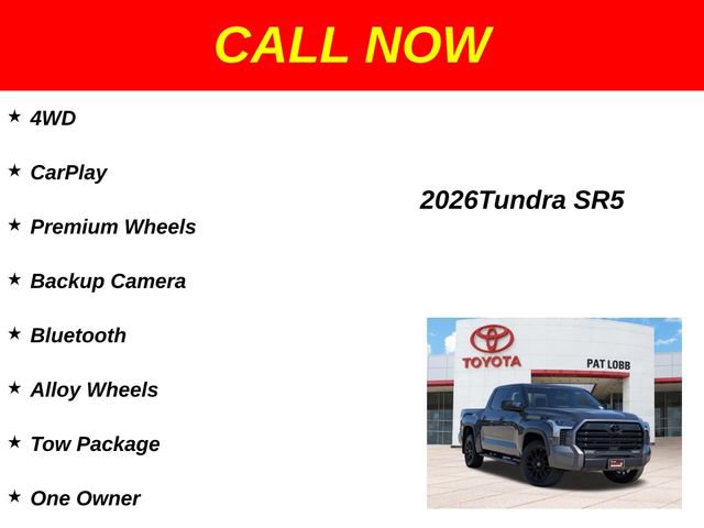 Certified 2026 Toyota Tundra SR5 w/ SX Package AWD/4WD image 36
