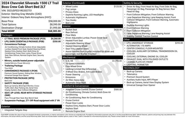 Used 2024 Chevrolet Silverado 1500 LT Trail Boss w/ LT Trail Boss Premium Package image 37