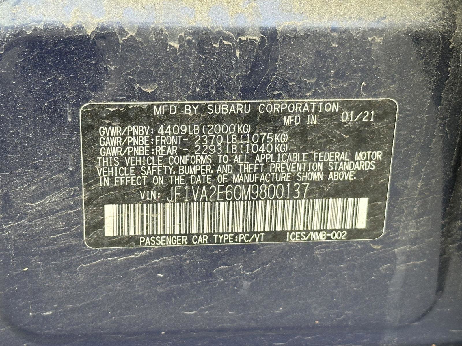 Used 2021 Subaru WRX STI AWD/4WD image 15