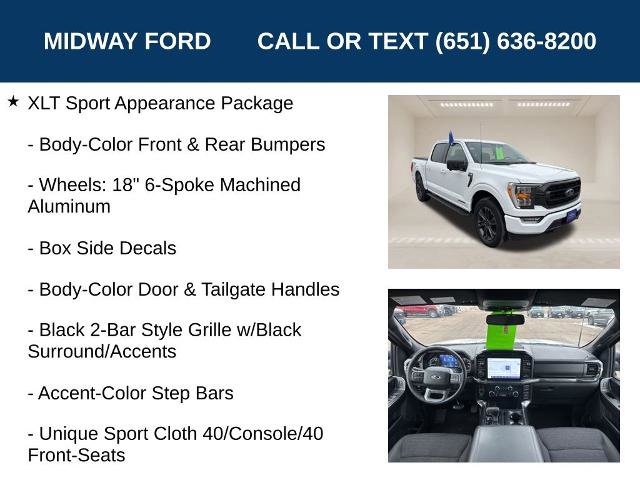 Certified 2023 Ford F150 XLT w/ Equipment Group 302A High AWD/4WD image 24