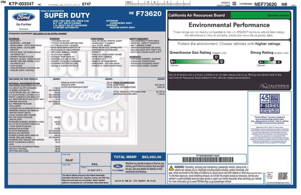 Used 2022 Ford F350 XLT w/ XLT Premium Package AWD/4WD image 34