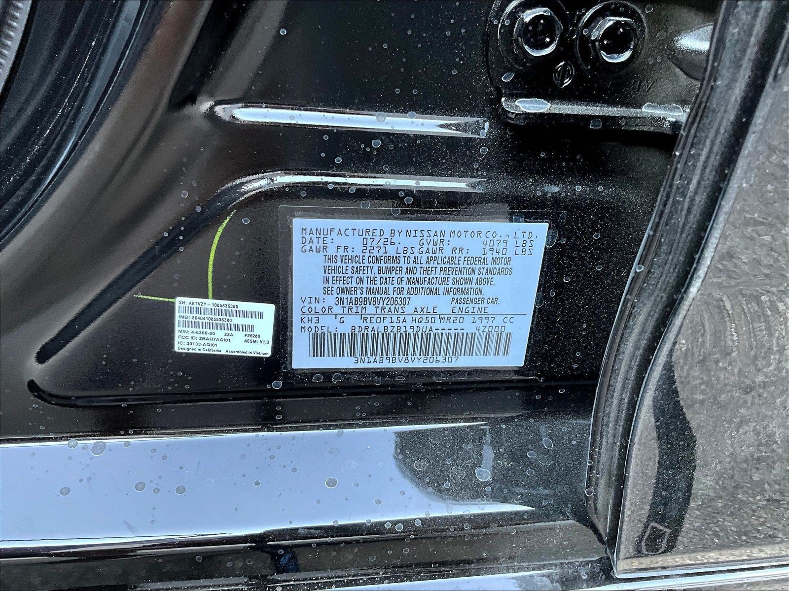 New 2027 Nissan Sentra S w/ Floor Mat Package FWD image 21
